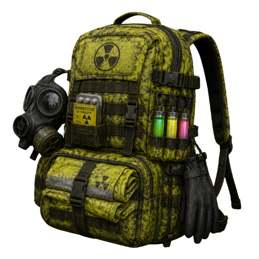 Caixa Mochila Tóxica - loot DayZ